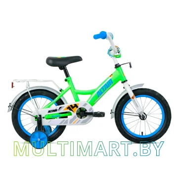 Детский велосипед Altair Kids 14 (салатовый/белый/синий, 2020)